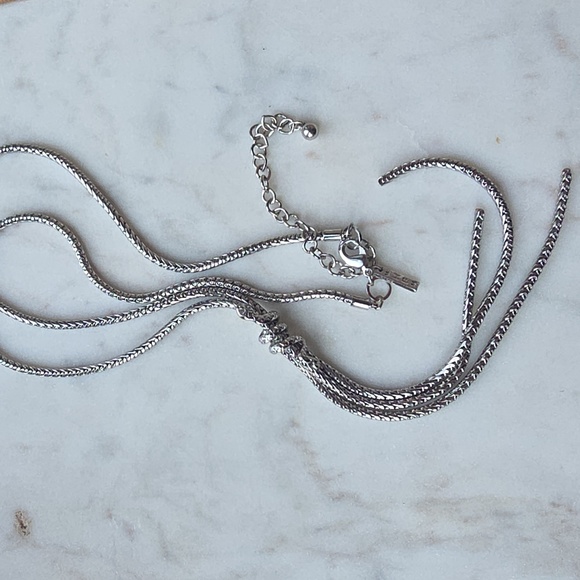 White House Black Market Snake Y Necklace - Picture 4 of 7
